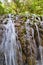 Small waterfall in Monasterio de Piedra Park, Zaragoza, Spain