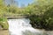 Small waterfall near the source of the Ebro river in Fontibre