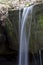 Small waterfall in rockbridge nature preserve