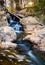 Small waterfall on a stream at Great Falls Park, Virginia.