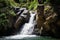 Small Waterfall in the stream of Saar - Golan Heights