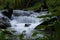 Small waterfall in Styria with soft water