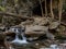 Small Waterfall in Styx Branch at Arch Rock