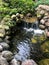 Small waterfall trickling down rocks