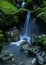 Small waterfalls in Canyon, Croatia