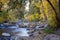 Small waterfalls on Oak Creek near Sedona, Arizona