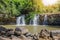 Small waterfalls Waterfall on the rock