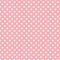 Small White Polka dots on Pastel Light Pink