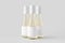 Small white wine bottle mockup. Burgundy, alsace, rhone shape