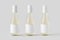 Small white wine bottle mockup. Burgundy, alsace, rhone shape