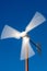 Small wind turbine in motion - Renewable energy