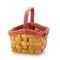 Small wooden basket