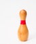 Small Wooden Bowling Pin