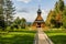 A small wooden chapel on the top of GubaÅ‚Ã³wka mountain
