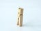 small wooden clip or wooden clothespins