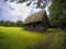 Small wooden horse barn