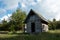 Small wooden play house