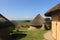 Small xhosa tribe african village close to the Mdumbi coast in South Africa, Eastern Cape, Wild Coast