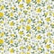 Small yellow flowers seamless background