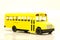 Small yellow machine cartoon school bus