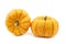 Small yellow and orange pumpkins