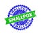 SMALLPOX Bicolor Rosette Distress Stamp Seal