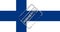 Smallpox of monkeys in Finlandia, Flag of Finlandia with stamp o available pandemic infection of smallpox of monkeys
