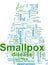 Smallpox word cloud
