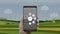 Smart agriculture Smart farming, information graphic icon in smart phone, mobile, internet of things. 2.