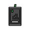 smart battery color icon vector illustration