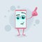 Smart Cell Phone Pink Cartoon Character Point