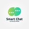Smart Chat Logo Template Design