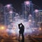In smart cities, lovers teleport, sharing kisses through quantum data streams