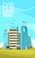 Smart City Background Poster