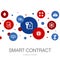 Smart Contract trendy circle template
