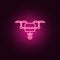 Smart drone camera icon. Elements of artifical in neon style icons. Simple icon for websites, web design, mobile app, info