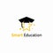 Smart Education logo design concept, Education logo template