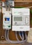 Smart electricity meter, EON domestic electric meter, UK