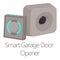 Smart garage door opener icon, cartoon style