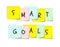 Smart Goals on colorful sticky notes