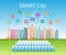 Smart green cities consume alternative natural energy sources with advanced intelligent services, social networks