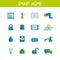 Smart Home Automation Technology Icons Set