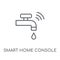 smart home Console linear icon. Modern outline smart home Consol