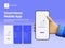 Smart Home Mobile App Screens UI Kit as Login, Sign Up for Responsive