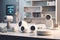 Smart home security systems with cameras and senso