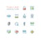 Smart House - Thin Single Line Icons Set