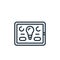 smart lighting icon vector from internet of things concept. Thin line illustration of smart lighting editable stroke. smart