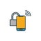 Smart Lock icon. Simple element from smart devices icons collection. Creative Smart Lock icon ui, ux, apps, software and