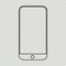 Smart mobil phone mock up, Smartphone technology template, modern blank telephnone, realistic vector illustration