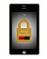 Smart Phone Cell Security Lock Concept Logo